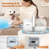 Afloia Dog Grooming Kit – Vacuum, Clippers, Nail Trimmer & 6 Tools