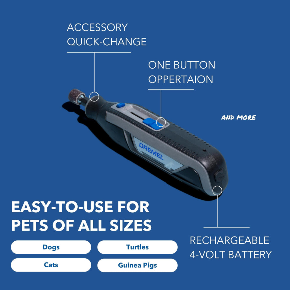 Dremel PawControl 7760-PGK Cordless Pet Nail Grinder & Trimmer