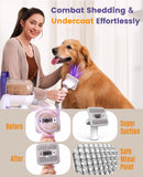 oneisall Dog Hair Vacuum & Grooming Kit – 12kPa, Low Noise for Shedding & Home Cleaning