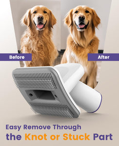 oneisall Dog Hair Vacuum & Grooming Kit – 12kPa, Low Noise for Shedding & Home Cleaning