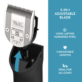 WAHL 5-in-1 Adjustable Blade Pet Clippers – Arco, Bravura, and More