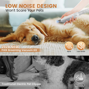 PG50 Plus Dog Grooming Vacuum Kit – 7 Tools, 11000Pa, Nail Trimmer & Clipper
