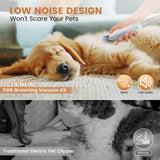 PG50 Plus Dog Grooming Vacuum Kit – 7 Tools, 11000Pa, Nail Trimmer & Clipper