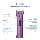 Wahl Arco Pet Cordless Clipper Kit – Purple