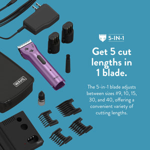 Wahl Arco Pet Cordless Clipper Kit – Purple