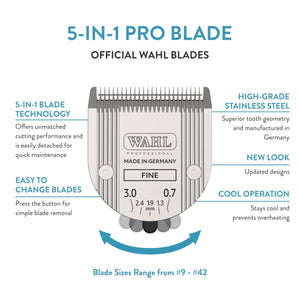 WAHL 5-in-1 Adjustable Blade Pet Clippers – Arco, Bravura, and More