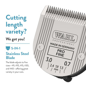 WAHL 5-in-1 Adjustable Blade Pet Clippers – Arco, Bravura, and More