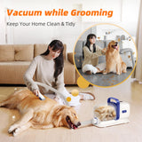 buenkee Dog Grooming Kit with Vacuum, Clipper & Shedding Brush