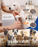 oneisall Cordless Dog Clippers with Double Blades & Low Noise (White)